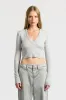 Verona Crop U-Neck Shirt sold by Cotton Citizen
