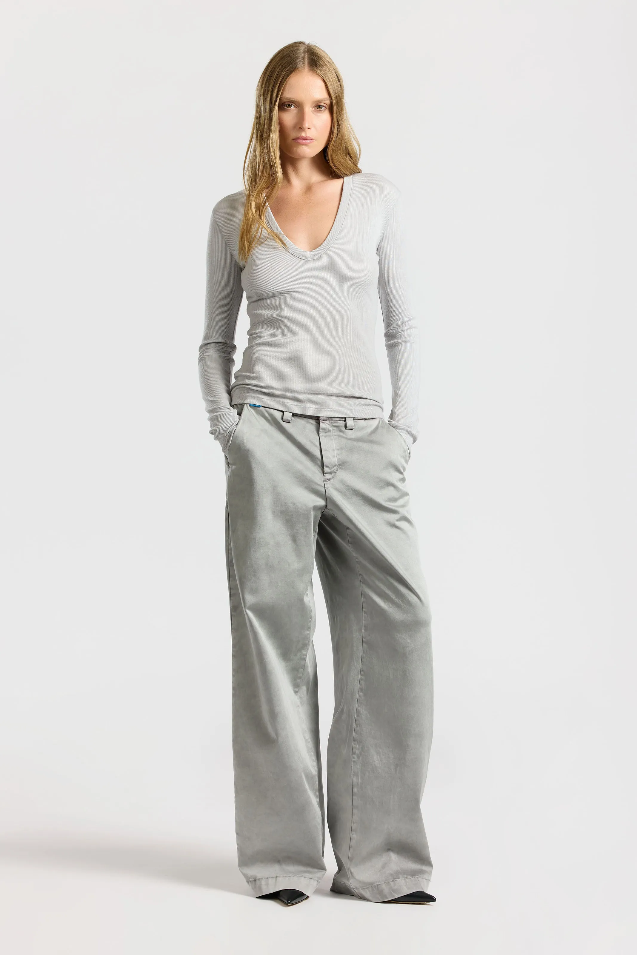 Verona U-Neck Shirt sold by Cotton Citizen