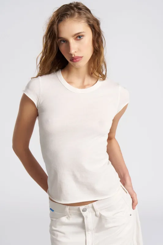 Marbella Cap Sleeve Tee sold by Cotton Citizen