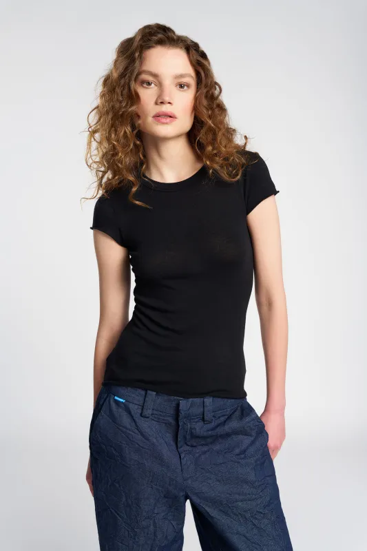 Marbella Cap Sleeve Tee sold by Cotton Citizen