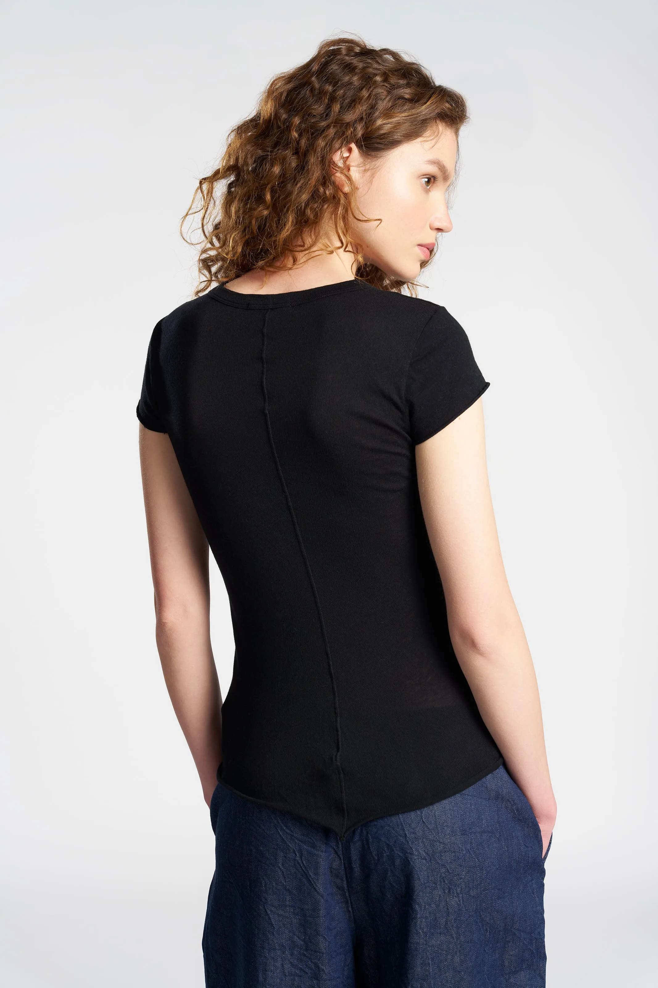 Marbella Cap Sleeve Tee sold by Cotton Citizen product image thumbnail 3