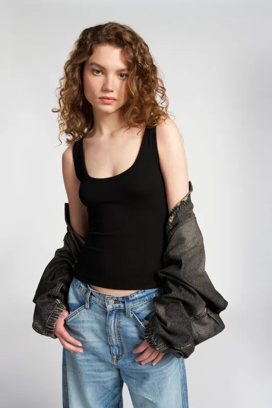 Verona Scoop Tank sold by Cotton Citizen