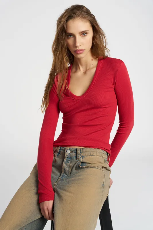 Verona U-Neck Shirt sold by Cotton Citizen