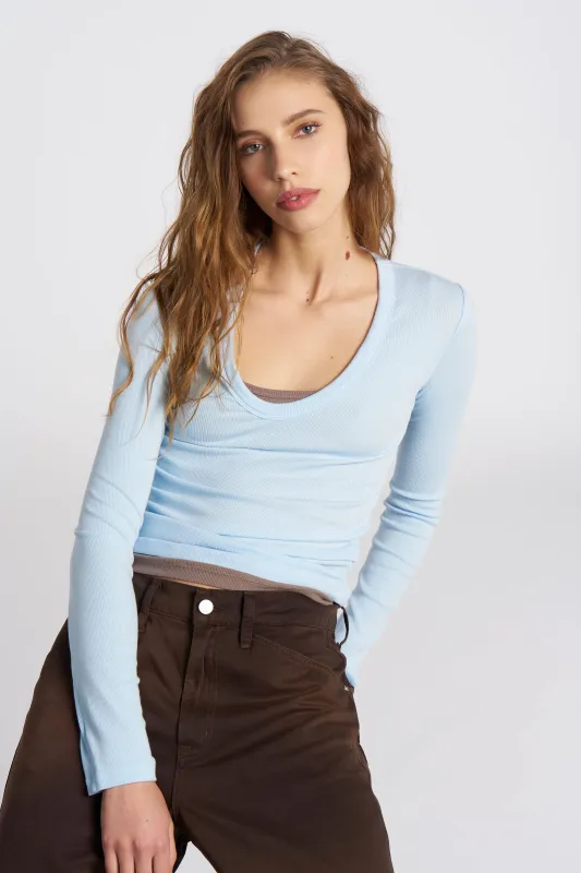 Verona U-Neck Shirt sold by Cotton Citizen