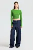 Verona Crop Shirt sold by Cotton Citizen
