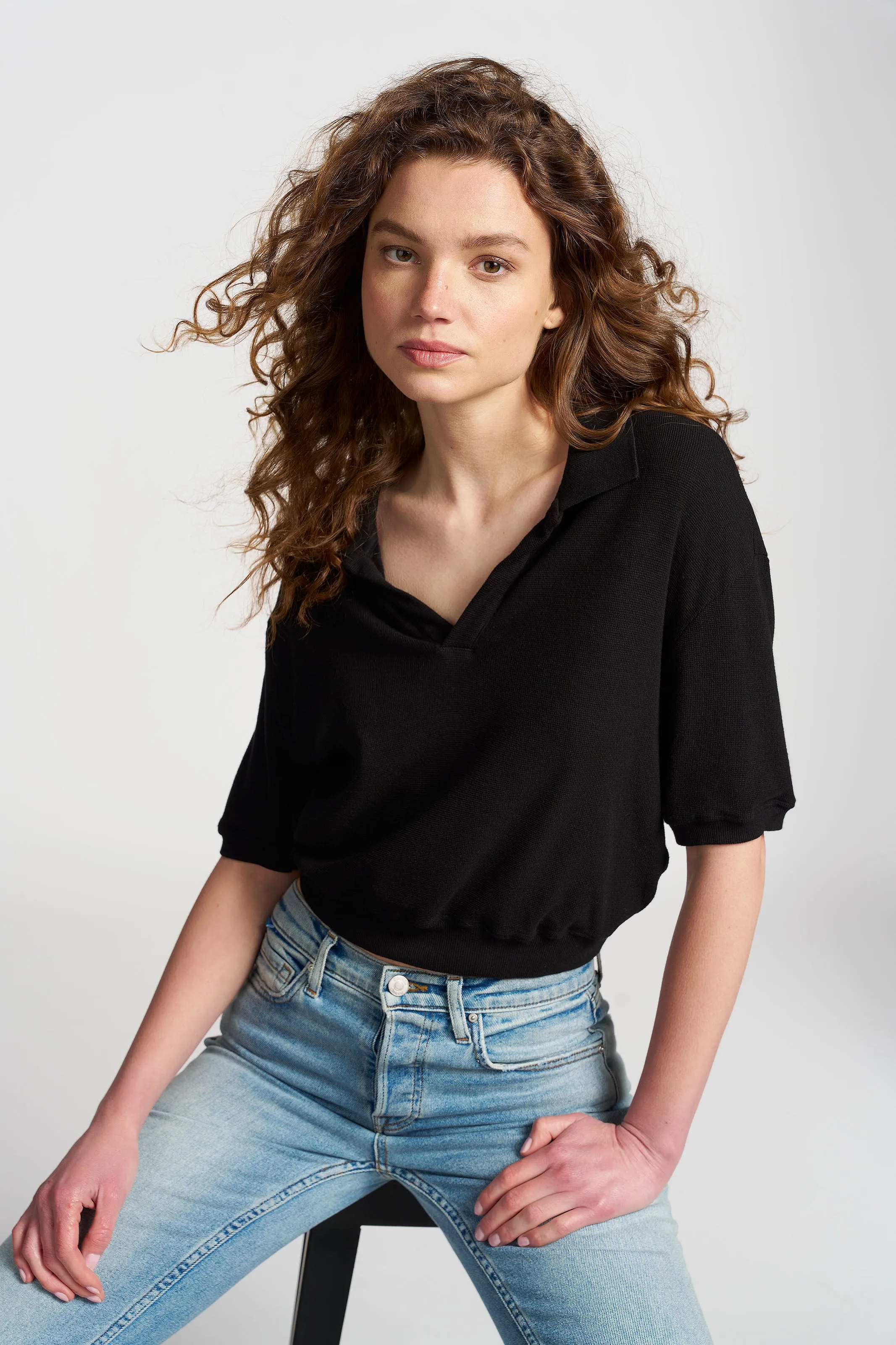 Monaco Polo Tee sold by Cotton Citizen