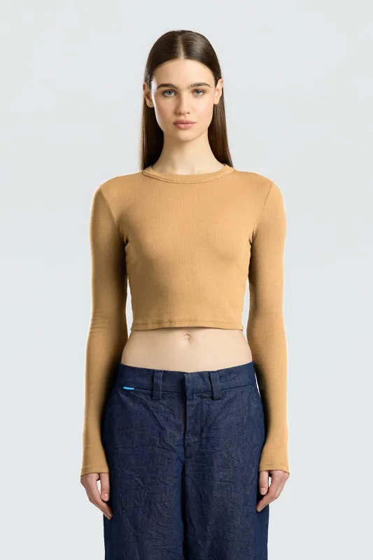 Verona Crop Shirt sold by Cotton Citizen