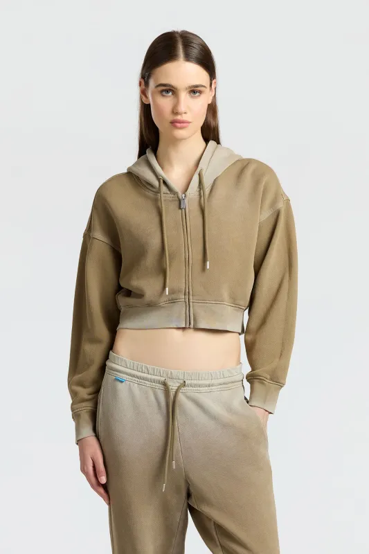 Boston Crop Hoodie sold by Cotton Citizen