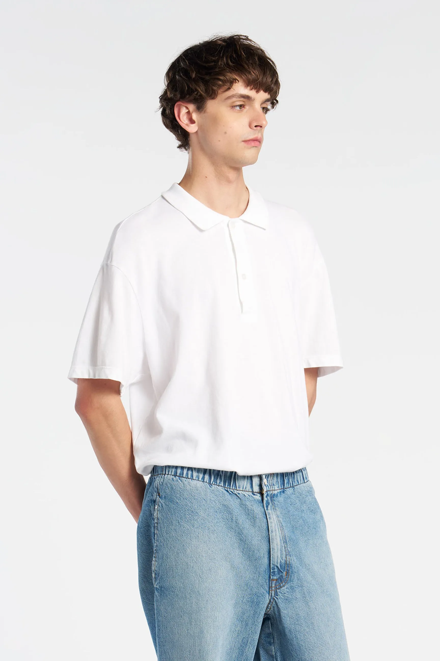 Lennon Polo Tee sold by Cotton Citizen