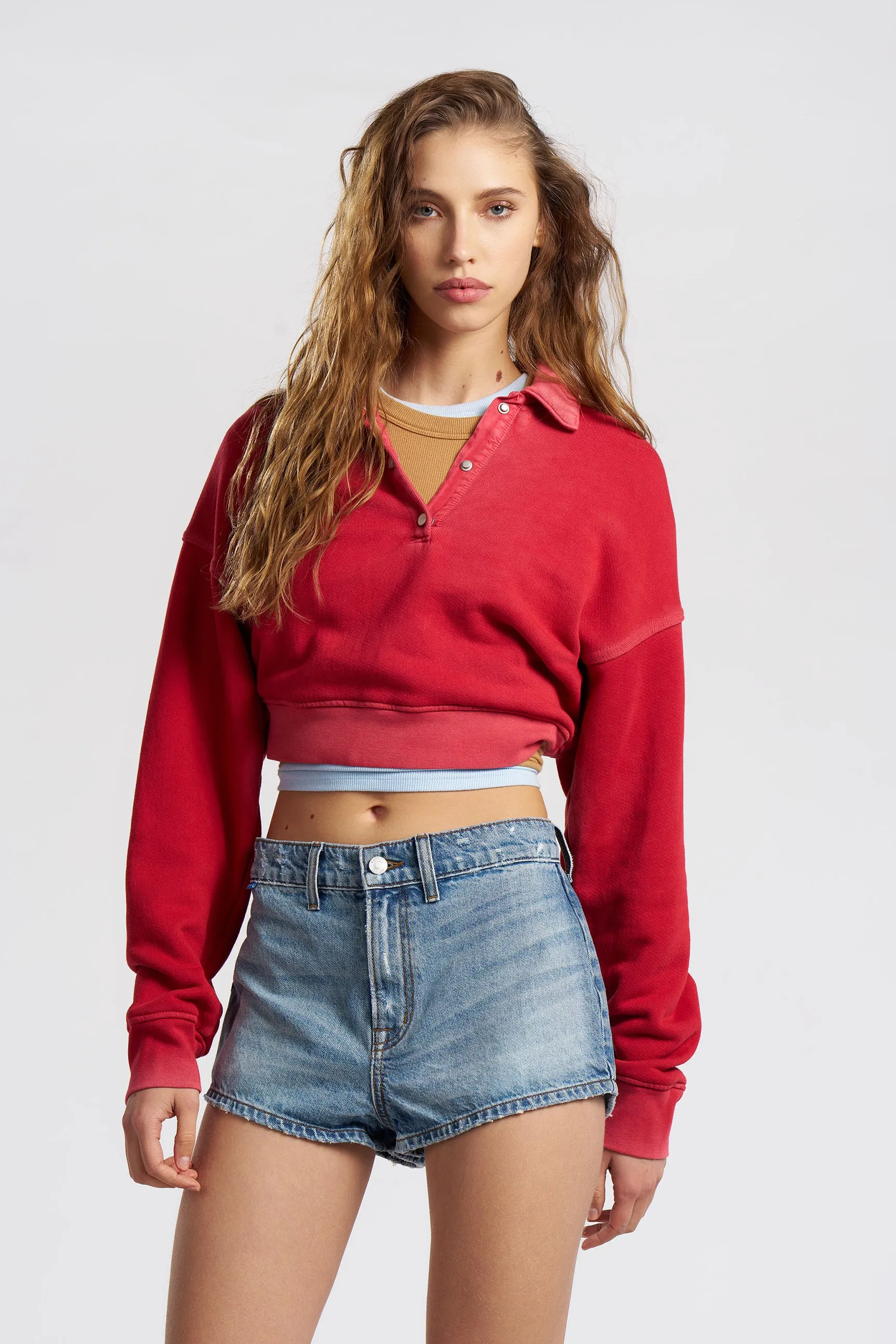 Boston Crop Polo sold by Cotton Citizen