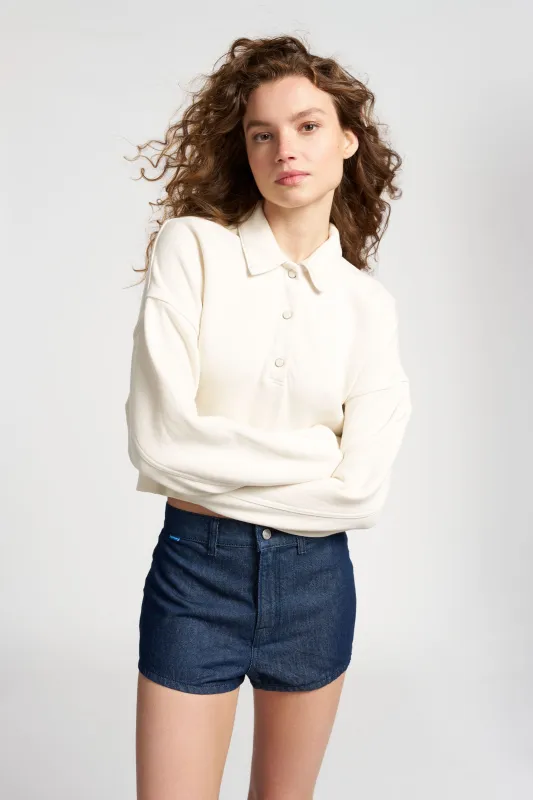 Boston Crop Polo made by Cotton Citizen