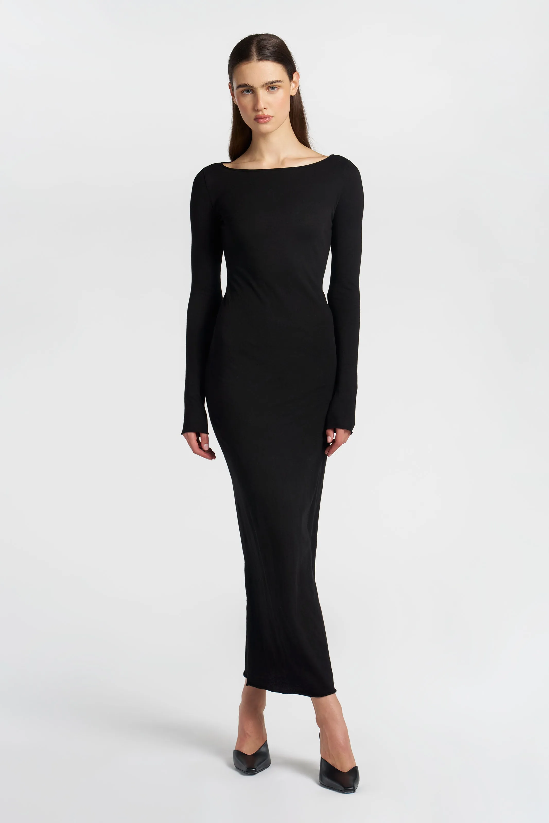 Marbella Long Sleeve Maxi Dress sold by Cotton Citizen product image thumbnail 3