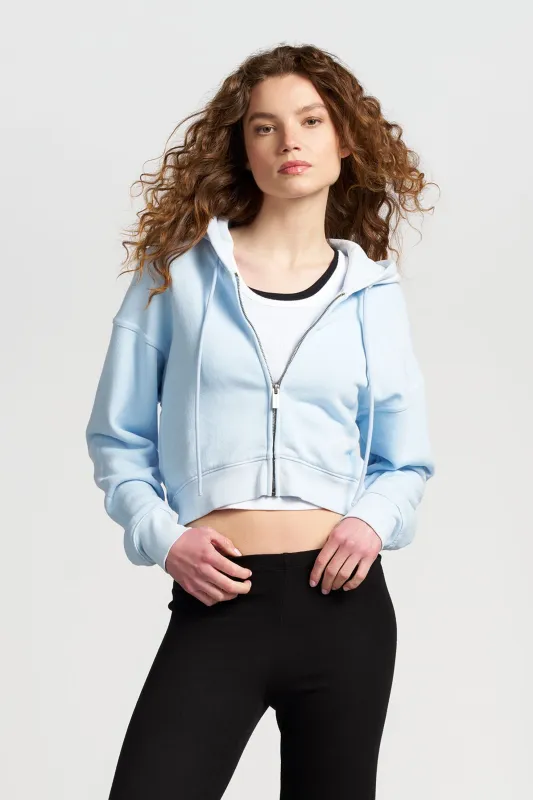 Boston Crop Hoodie sold by Cotton Citizen