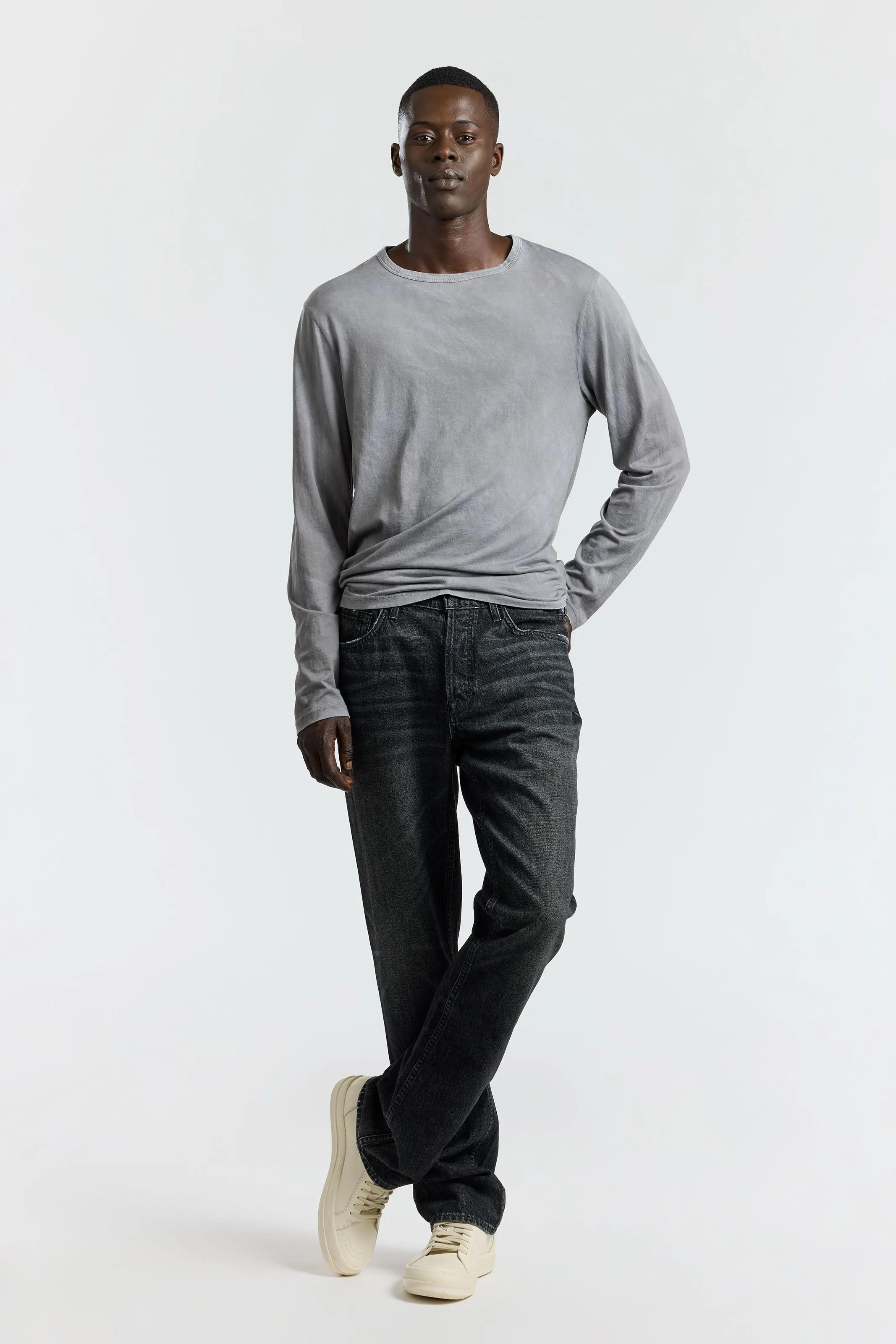 Classic Crew Long Sleeve Shirt sold by Cotton Citizen product image thumbnail 2