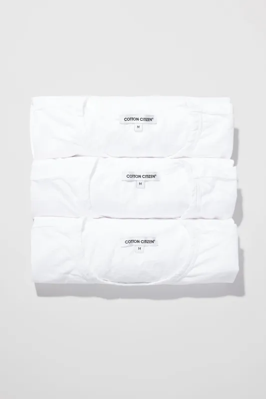 Classic Crew Long Sleeve Shirt (3-Pack) sold by Cotton Citizen