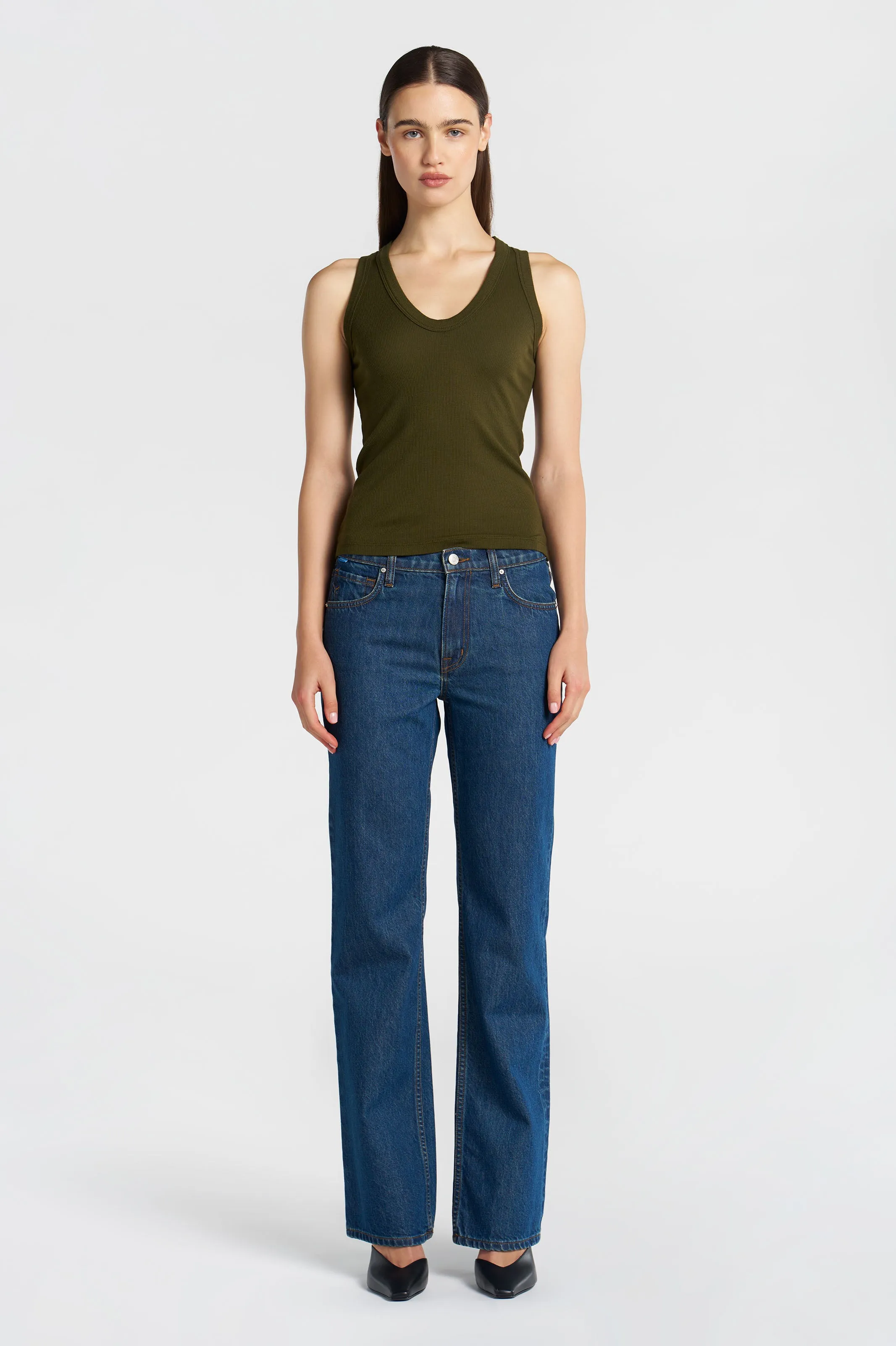 Verona U-Neck Tank sold by Cotton Citizen product image thumbnail 2