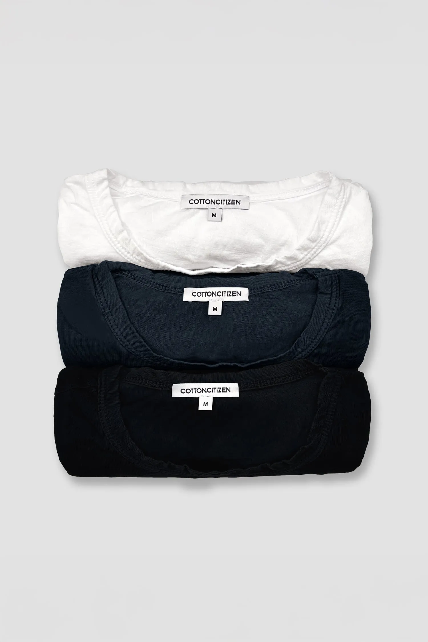 Classic Crewneck Tee (3-Pack) sold by Cotton Citizen product image thumbnail 5