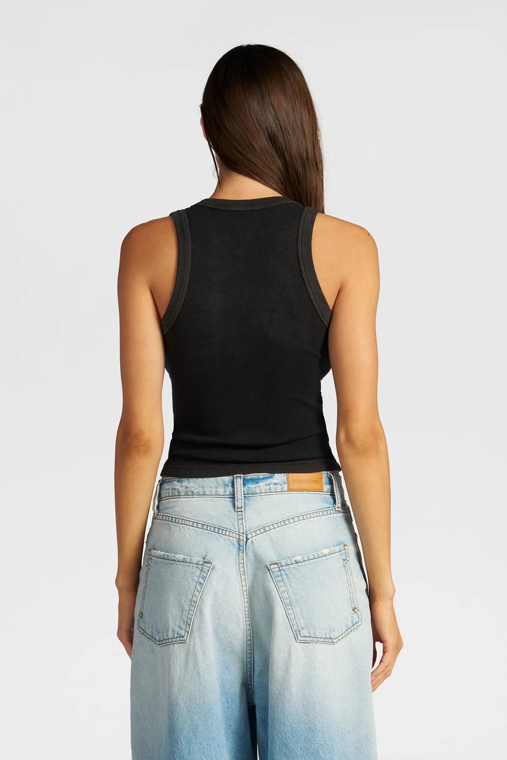 Verona U-Neck Tank sold by Cotton Citizen product image thumbnail 4