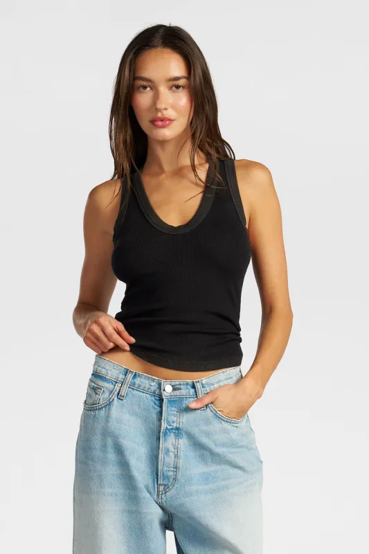 Verona U-Neck Tank made by Cotton Citizen