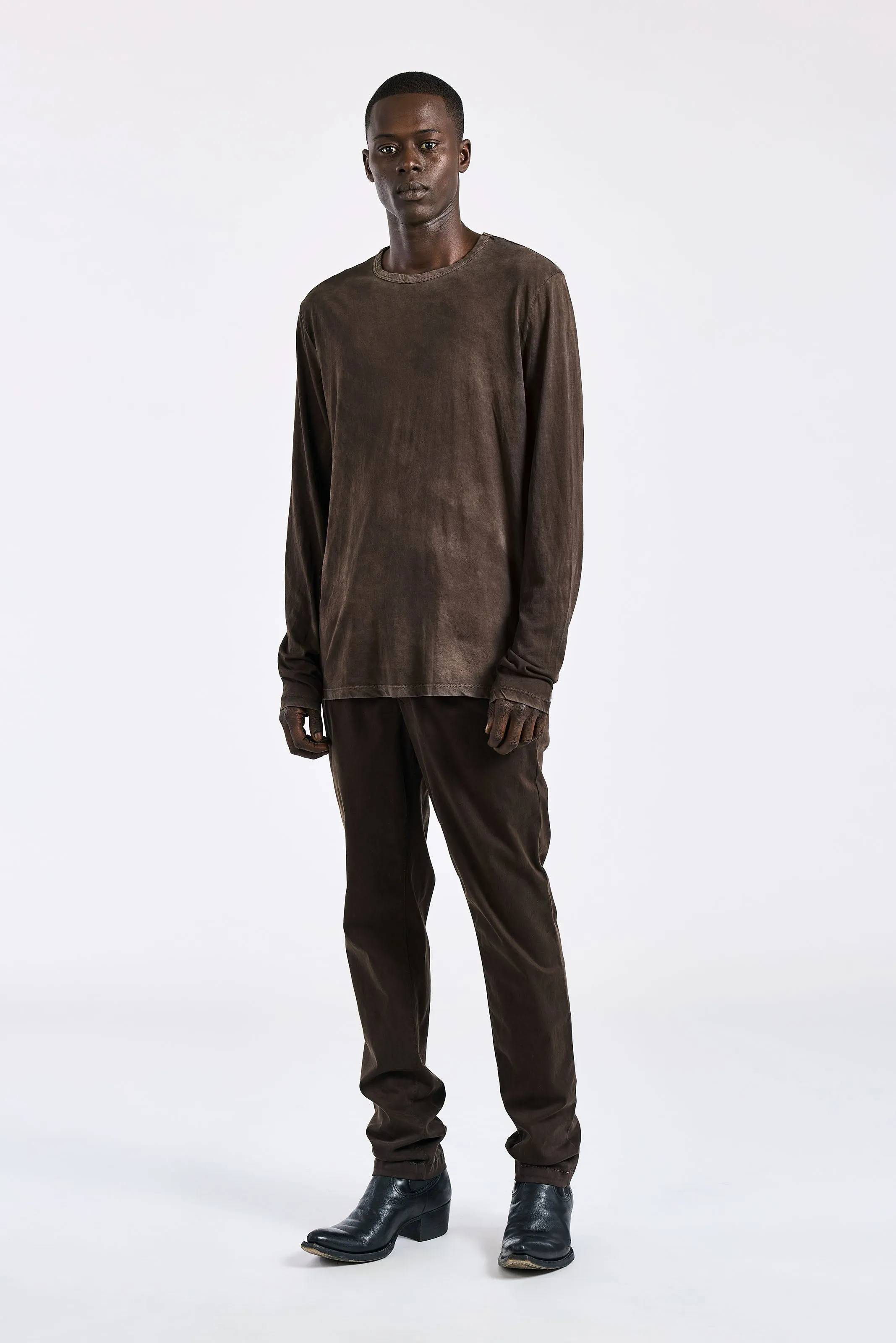 Classic Crew Long Sleeve Shirt sold by Cotton Citizen product image thumbnail 2