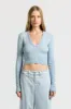 Verona Crop U-Neck Shirt sold by Cotton Citizen