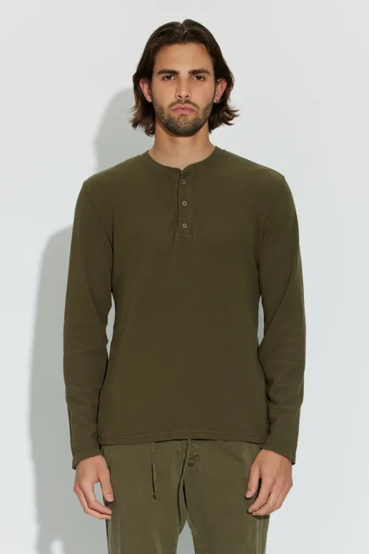 Hendrix Henley Shirt (Sale) made by Cotton Citizen
