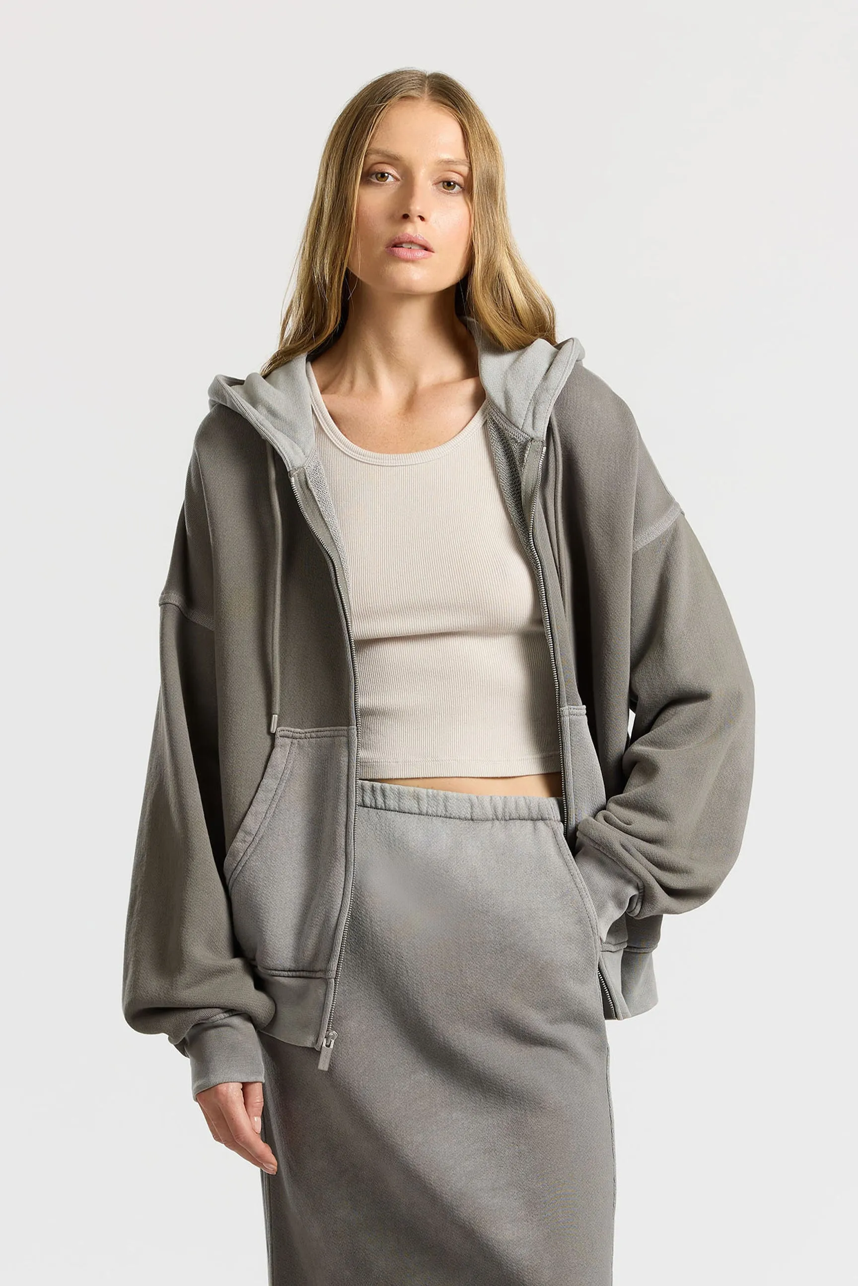 Boston Zip Hoodie sold by Cotton Citizen