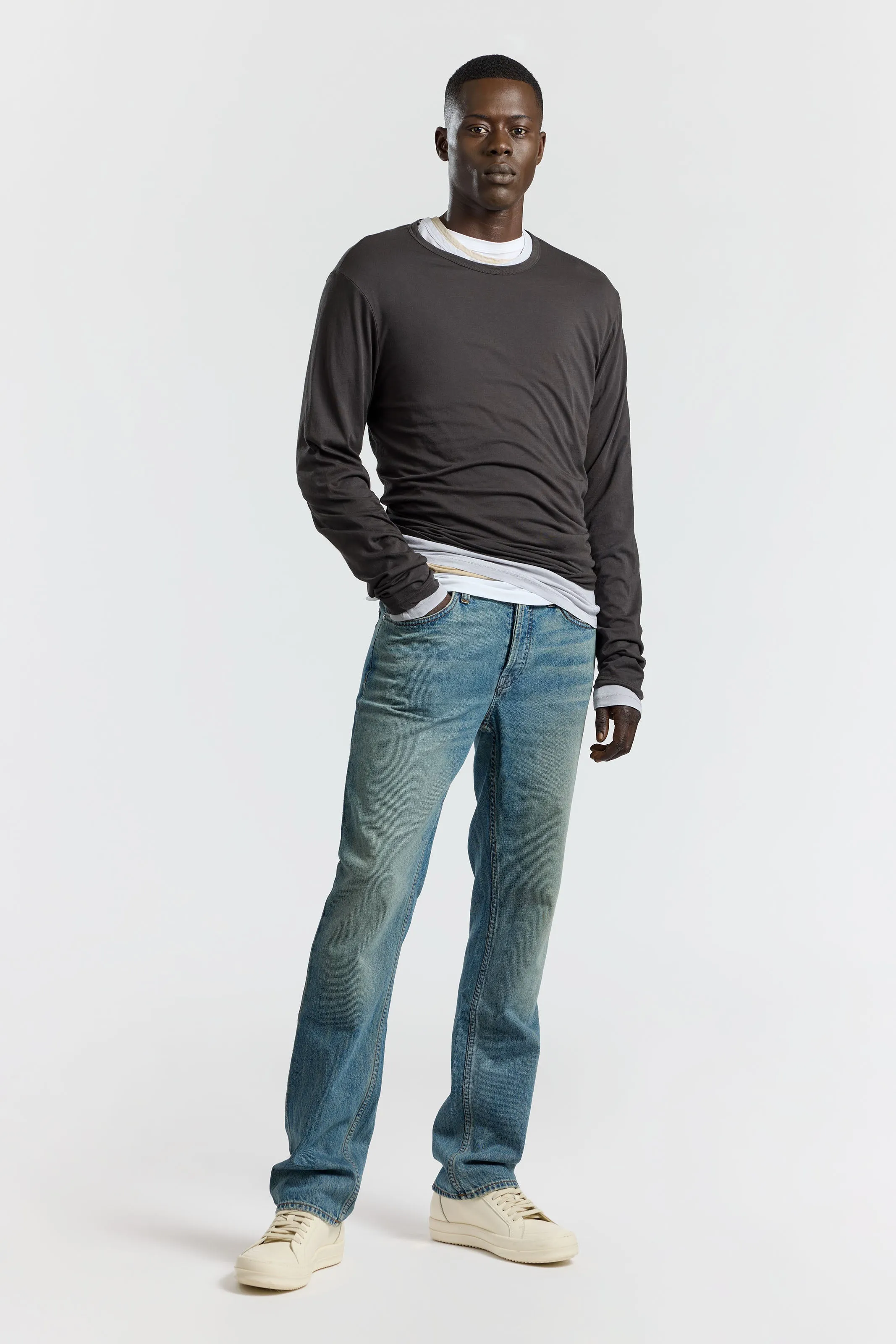 Classic Crew Long Sleeve Shirt sold by Cotton Citizen product image thumbnail 2