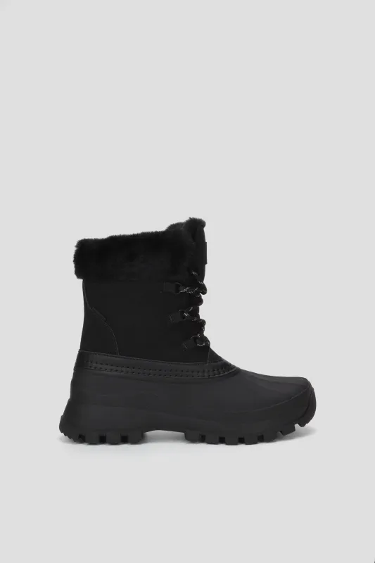 Firela Women’s Faux Sherpa Lace-Up Boot made by Cougar