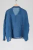 Lissa - Lightweight Indigo Linen sold by CP Shades