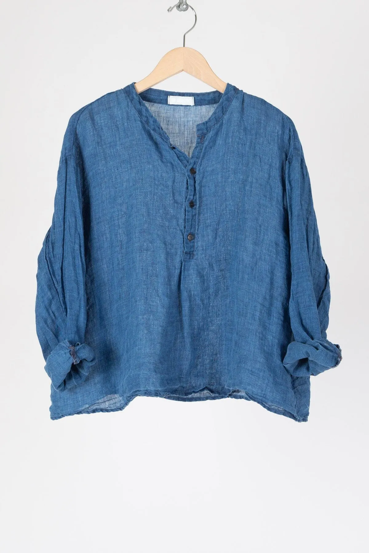 Ariana - Lightweight Indigo Linen sold by CP Shades