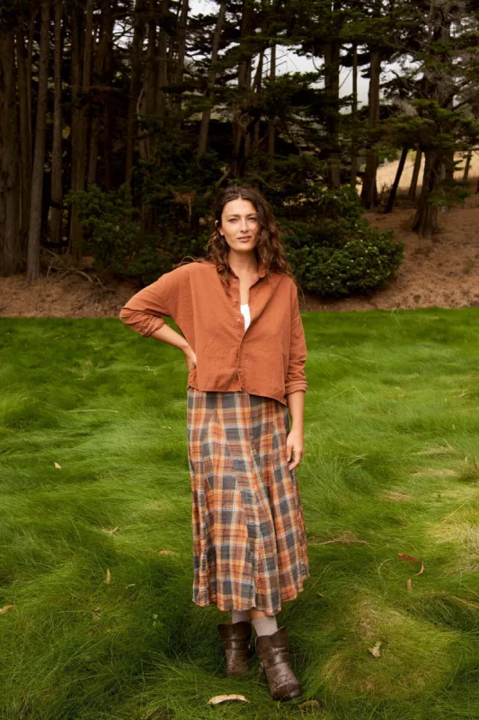 Fanny - Double Cotton Gauze Plaid sold by CP Shades