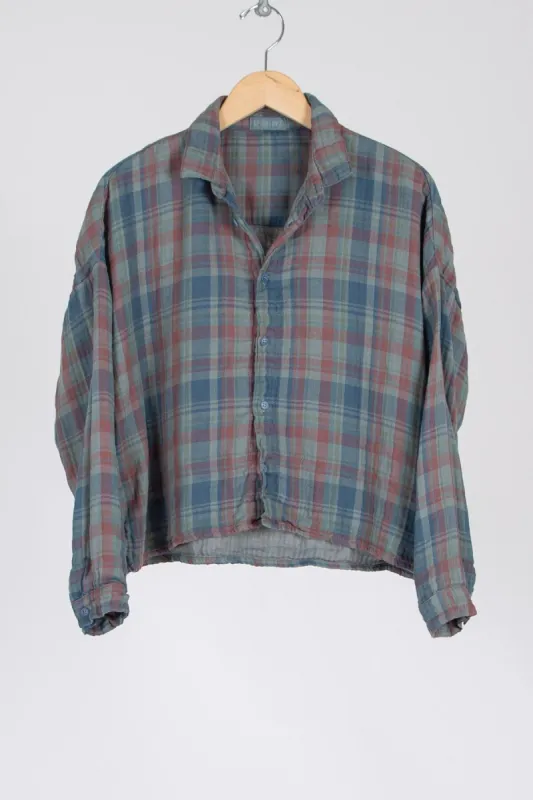 Ramona - Double Cotton Gauze Plaid sold by CP Shades