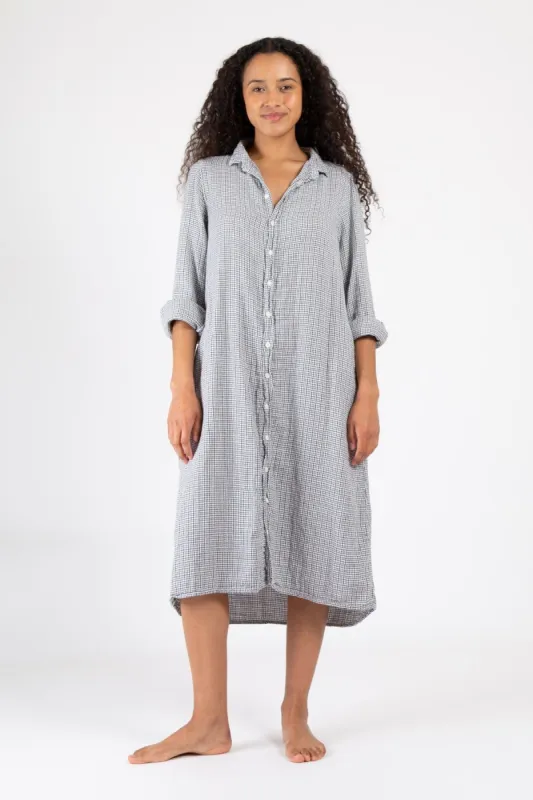 Maxi - Double Cotton Gauze Check sold by CP Shades