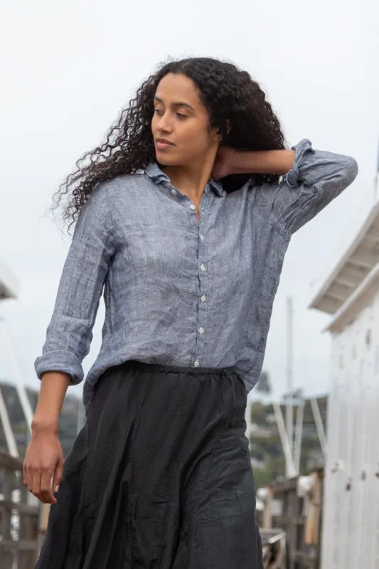 Romy - Chambray Linen sold by CP Shades