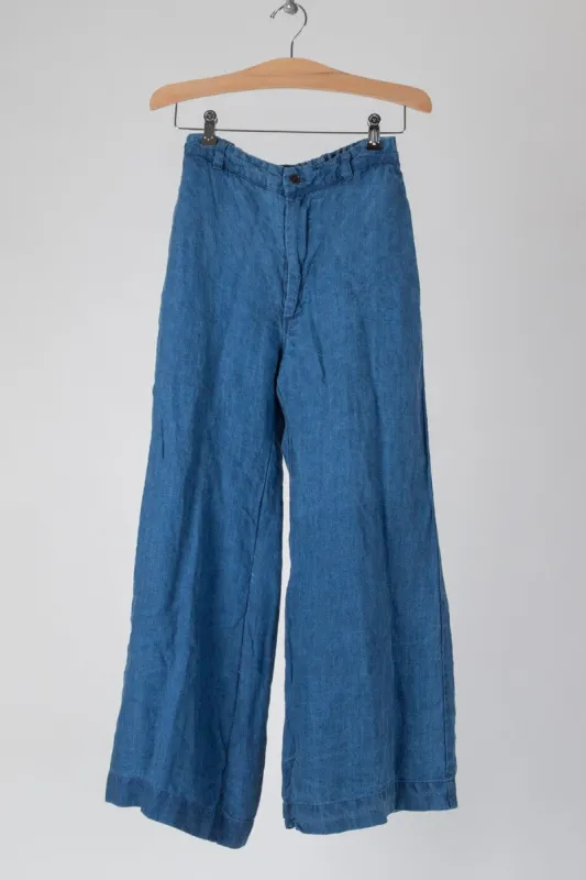 Polly - Indigo Linen Twill sold by CP Shades