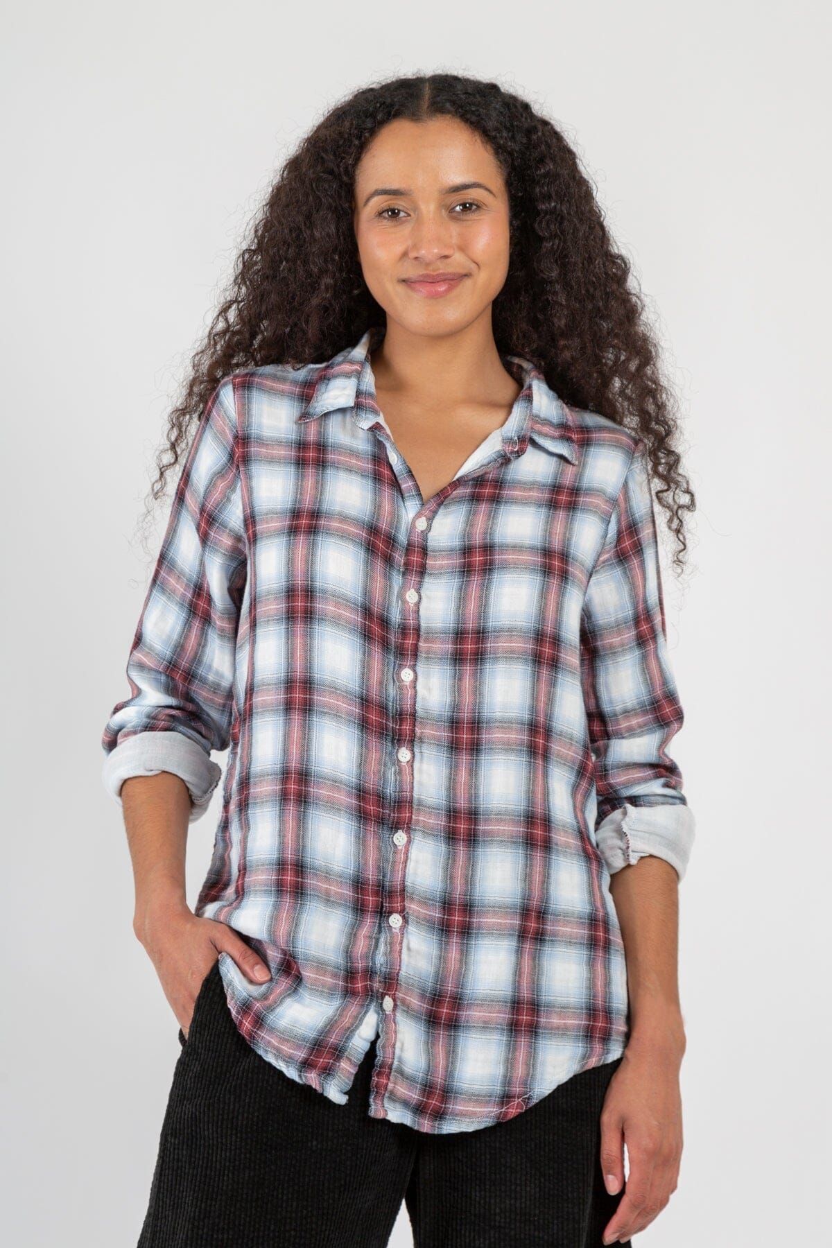 Romy - Double Cotton Gauze Plaid sold by CP Shades product image thumbnail 2