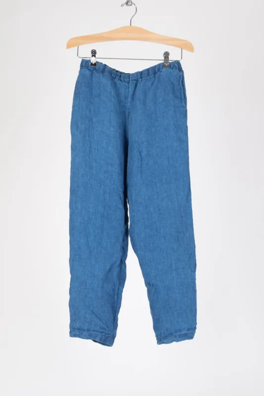 Zooey - Indigo Linen Twill sold by CP Shades