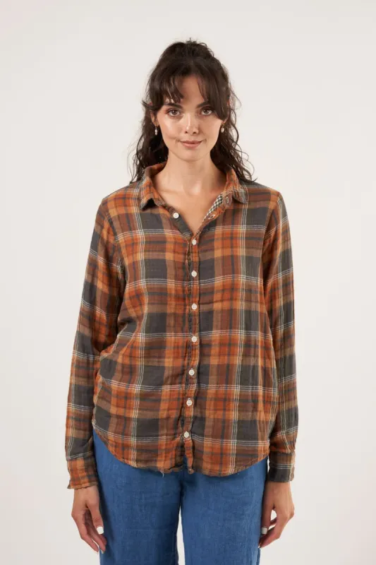 Romy - Double Cotton Gauze Plaid sold by CP Shades