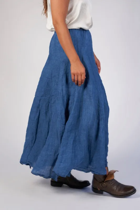 Lily - Lightweight Indigo Linen sold by CP Shades