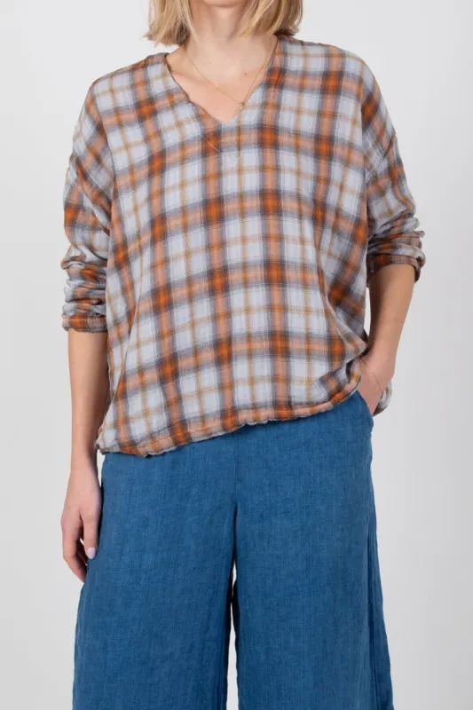 Carly - Double Cotton Gauze Plaid sold by CP Shades