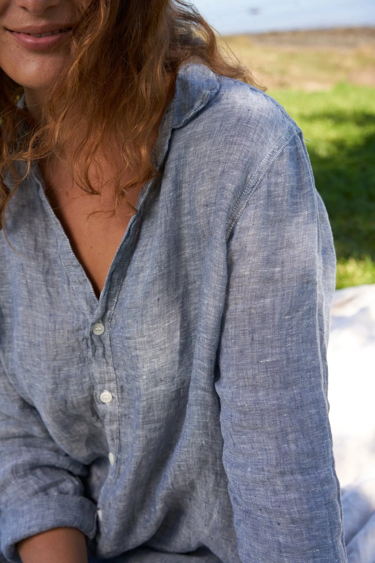 Tamsin - Chambray Linen sold by CP Shades product image thumbnail 2