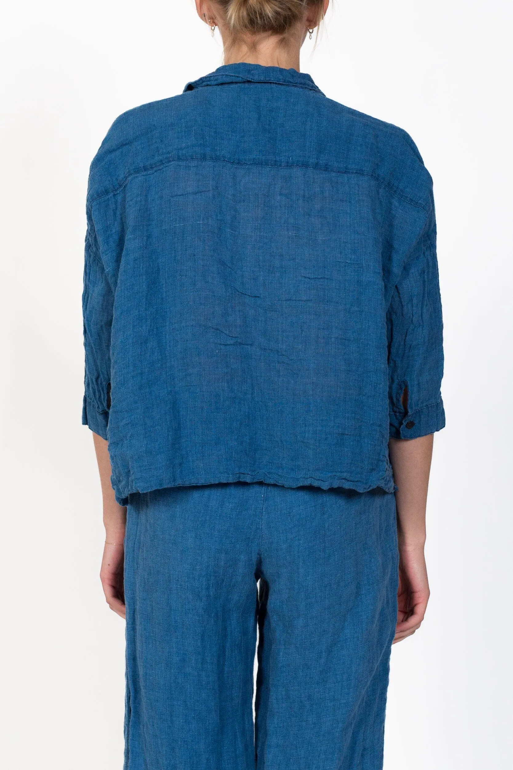 Rooney - Indigo Linen sold by CP Shades product image thumbnail 4