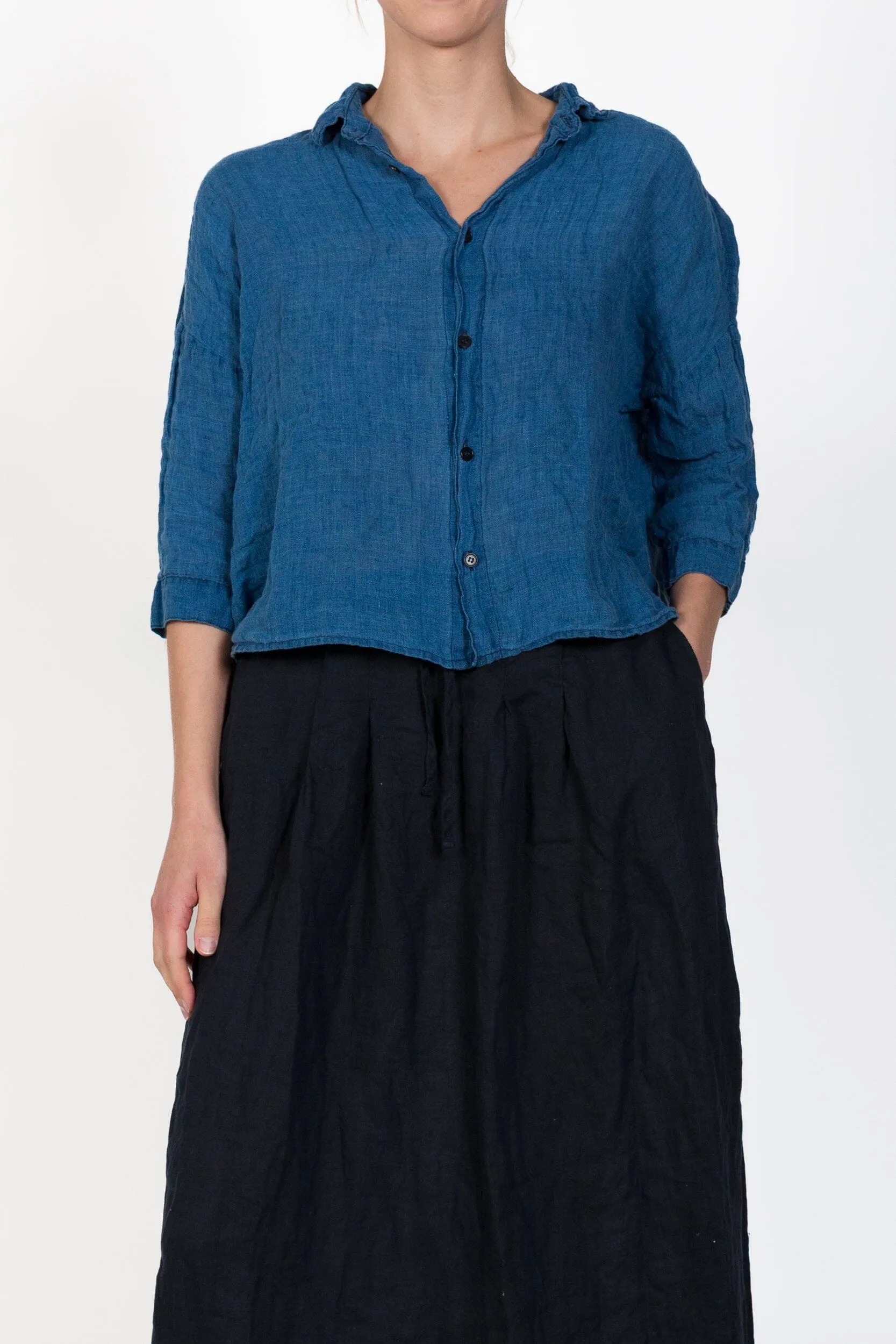 Rooney - Indigo Linen sold by CP Shades product image thumbnail 2