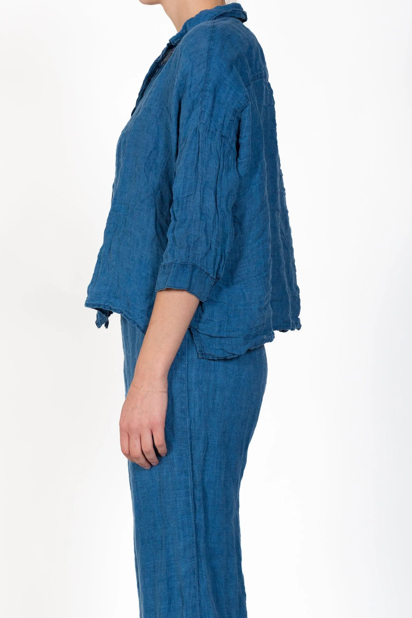 Rooney - Indigo Linen sold by CP Shades product image thumbnail 3