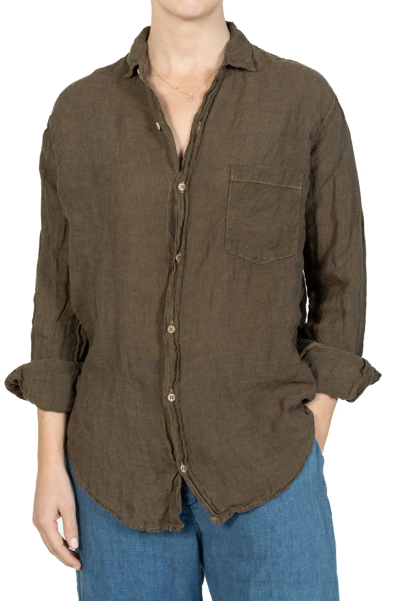 Joss - Chambray Linen sold by CP Shades