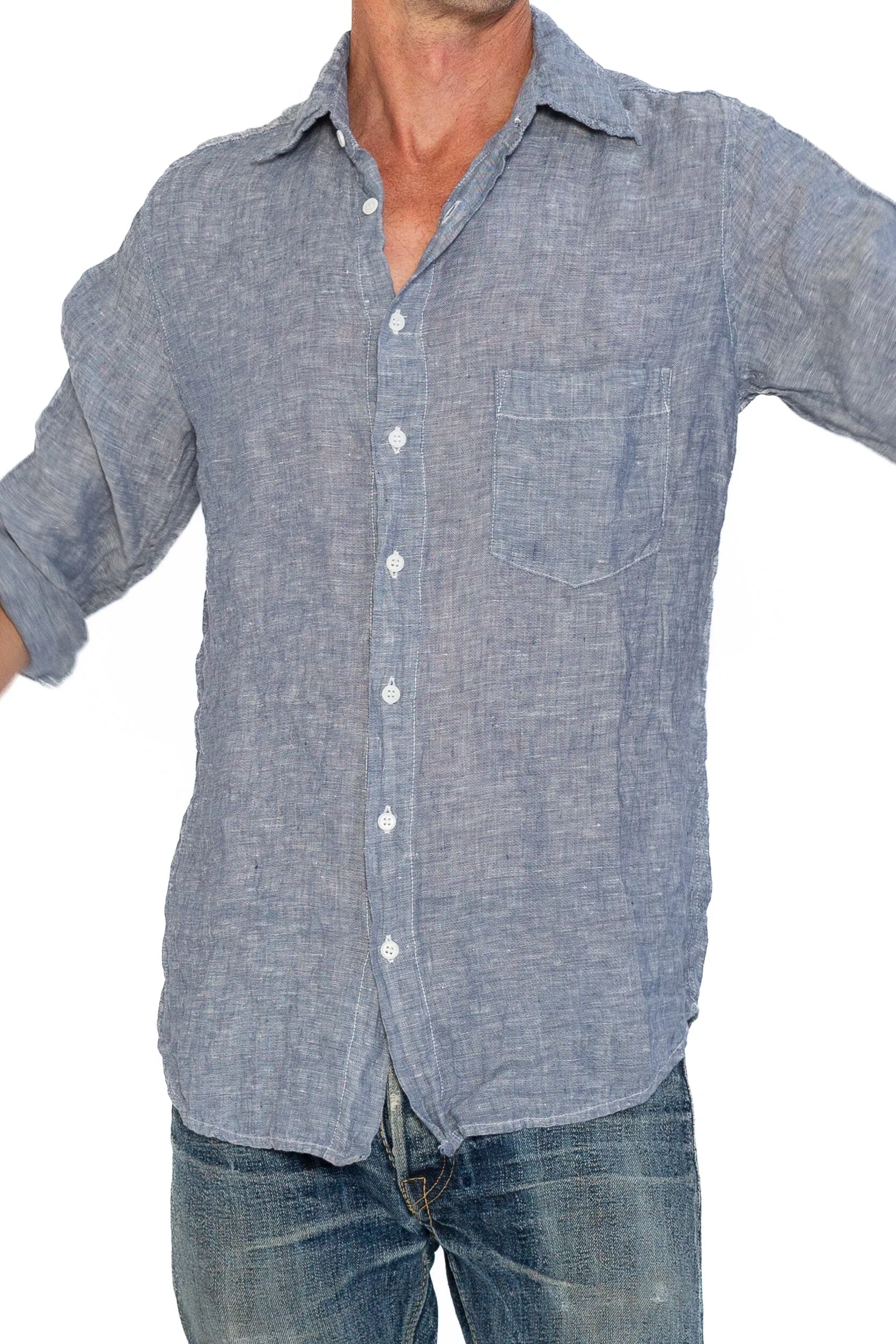 Jack - Chambray Linen sold by CP Shades product image thumbnail 2