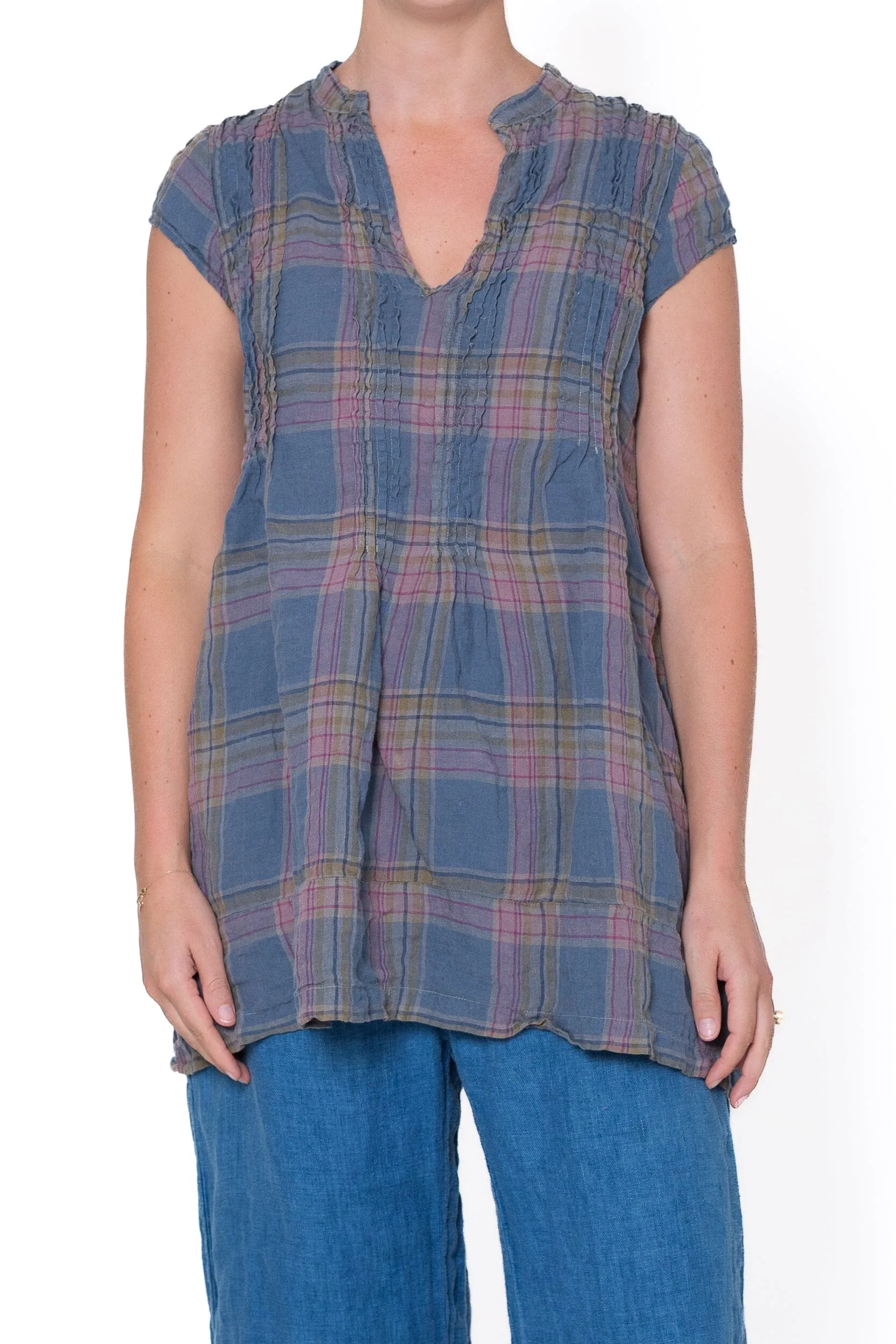 Regina Cap Sleeve - Yarn Dye Linen sold by CP Shades product image thumbnail 4