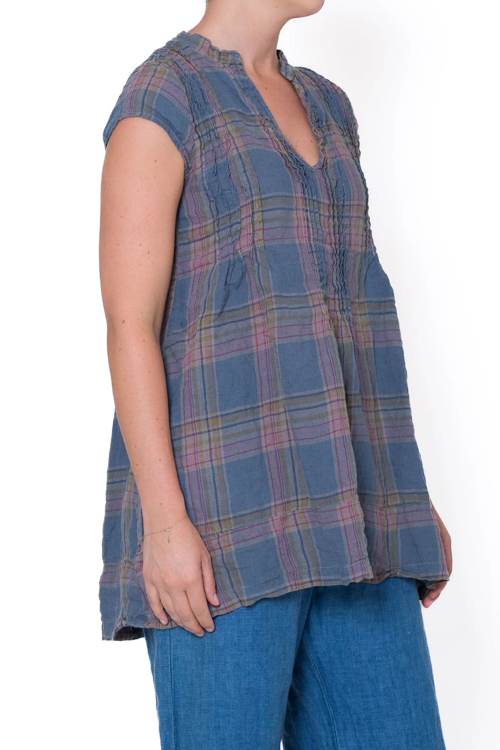 Regina Cap Sleeve - Yarn Dye Linen sold by CP Shades product image thumbnail 5