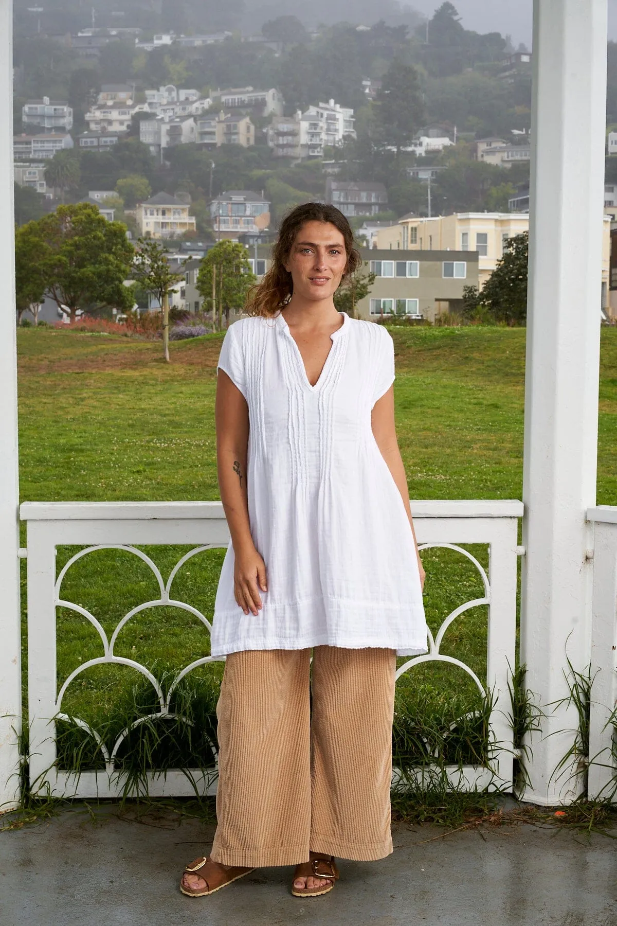 Regina Cap Sleeve - Double Cotton Gauze sold by CP Shades product image thumbnail 4